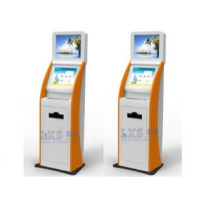 Keyboard Dual Screen Kiosk With LCD Touch Screen Computer Internet Kiosk