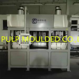 Biodegradable Bagasse Pulp Production Line , Bagasse Plate Machine 440V
