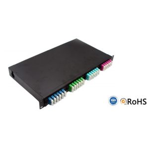 China 1U FHD MPO MTP-LC 96F Tableau de brassage fixe à montage en rack standard Max-4 Modules Type supplier