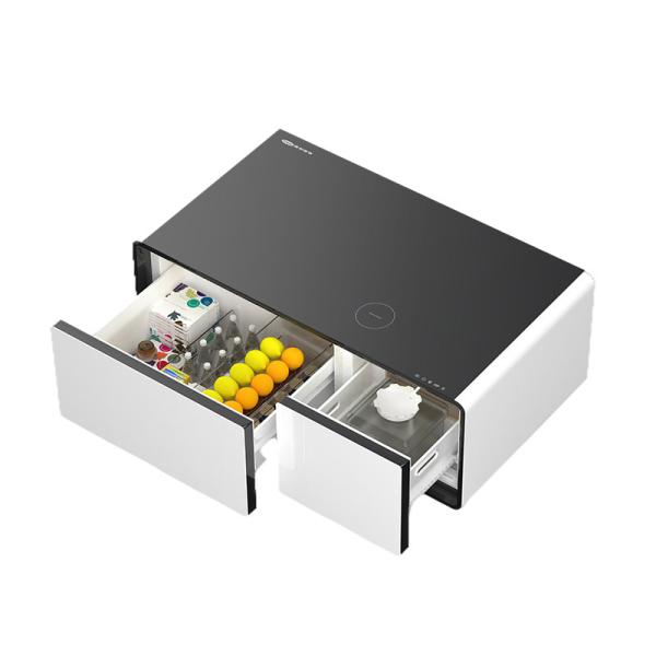 Smart Coffee Table with Wireless Charging and Private Mold Glass Tea Table Furniture