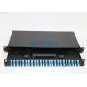 Dustproof Rack Mount Fiber Optic Patch Panel With Cold Rolled Steel Material