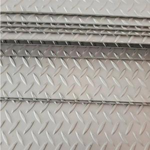 5083 Aluminum Checker Plate Sheet H111 Silver Color Embossed Cutting Size