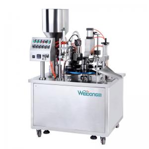 Semi Automatic Tube Filling And Sealing Machine For Tooth Paste 10ml