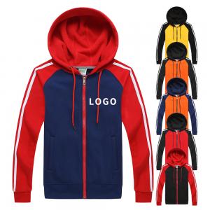 Fashion Cotton Unisex Team Printing Sport Zipper Hoodie Custom Logo