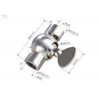 China 1 / 8 - 27 Thread Copper Lamp Swivel Joint Chrome Plated Brass Wing Nut Swivels on sale