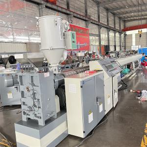 China Screw Barrel Plastic PVC Pipe Machine , Customized PVC Extruder Machine supplier