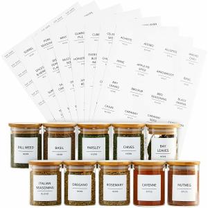 China Minimalist Style Custom Printing Label for Pantry Containers Jars Bathroom wholesale