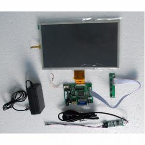 frameless 10 inch LCD monitor with VGA AV DM input + USB resistive touch screen without housing