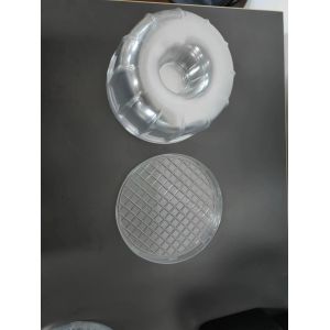 China Customized transparent round lid PET vacuum formed plastic cake embryo shaping container wholesale