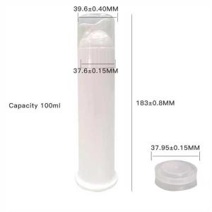 China One-handed Operation Eco-Friendly PP Plastic Pump Bottles Toothpaste Custom Color 100ml wholesale