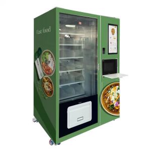 China Convenient Fast Food Vending Machine With Built-In Microwave Oven for heating 24/7 access to fresh meals wholesale