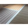 Grey WPC Composite Decking Board / Outdoor Floor Decking Tiles