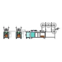 China Low Noise Pollution Mask Making Machine Computer PLC Programming Control for sale