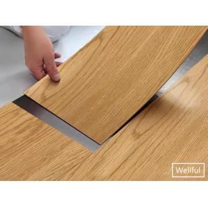 Wear Resistance 1.5mm Peel And Stick LVT Self Adhesive Flooring 0.07mm Wear Layer
