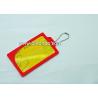 Custom high quality cheap soft pvc cute simple business card holder