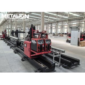 China Fully Automated Upright Rack Roll Forming Machine For Steel Uprights With Consistent Welding wholesale