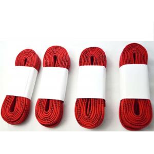 High Tenacity Waxed Red Skate Laces Roller Skate Shoelaces CE Approved