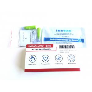China Blood Msds Instant Hiv Test Kit / Strip 98% Accuracy supplier