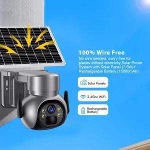 Smart 4G Wifi Wireless Solar Powered Security CCTV Camera HD 1080P 2MP 4MP PTZ IP