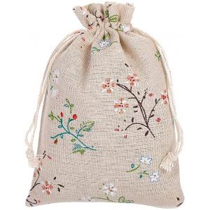 Cotton Drawstring Bags Jewelry Pouches Wedding Favors Bag For Christmas Party