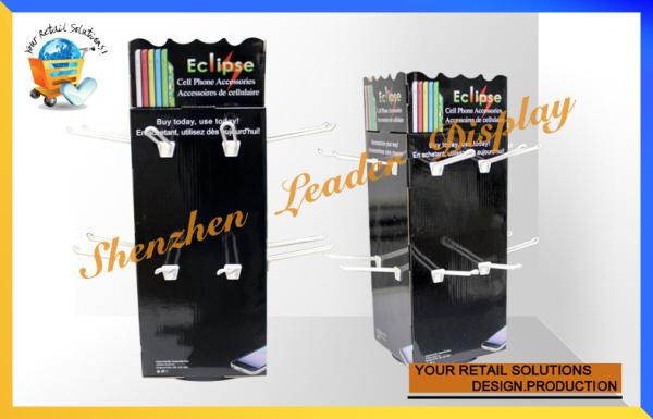 Rotating Pop Cardboard Hooks Display For Iphone/ Mobile Phone Cases