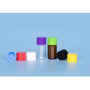 China Narrow Neck Colored Pharmacy GC 8mm Tubular Glass Vials supplier