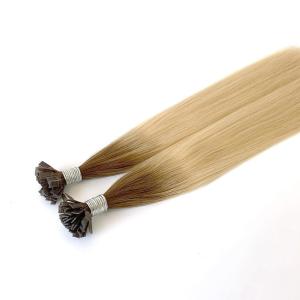 China Italian Keratin Remy Double Drawn U Tip Flat Tip I Tip Hair Extension Straight Style wholesale