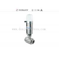 China 1/2 - 1 Sanitary  ball valve Pneumatic Clamp with Mini C-Top on sale