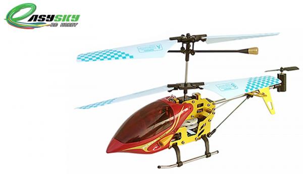 3チャネルのABS、屋内飛行ES-QS8003のための合金の金属ボディRTF電気RCのヘリコプター
