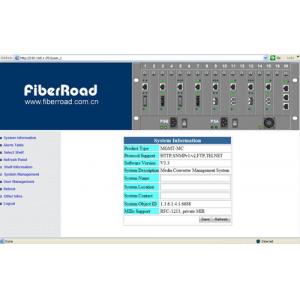 OAM 10 / 100M Web-smart Manageable Media Converters Software SNMP Centralized