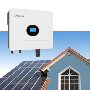 China Growatt SPF 6000 ES Plus Off Grid Solar Inverter 6kW Dual MPPT 8000W Input 48V Battery for Distributors Orders wholesale