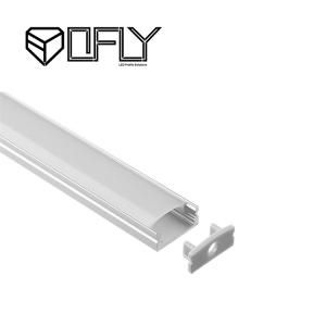 Surface Mounted Aluminium LED Profile Extrusion 17.3*8.2mm For LED Strip