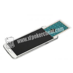 Black Plastic Samsung Note 3 Mobile Poker Cheat Device / Gambling Poker Cheaters