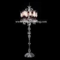 China Indoor Decoration Art Deco Tall Lamp Crystal Standard Lamp 12 Light on sale