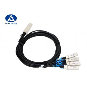 China QSFP28 To 4xSFP28 100g DAC Direct Attach Cable , 1M Passive Copper Cable supplier