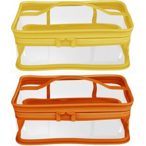Lightweight Shockproof PVC Cosmetic Bag With Handle