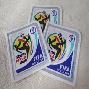 China FIFA World Cup Heat Transfer Flocking Patches Multi - Color For Sportswear Decoration supplier