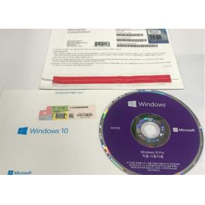 China Microsoft Genuine Windows 10 Professional DVD Label Korean Language Win 10 Pro Key supplier