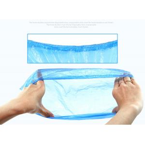 China CPE Plastic Surgical Shoe Covers / Disposable Shoe Protectors Splash - Proof wholesale