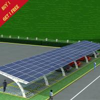 China 60kw Carport Solar Systems For Car Port Parking Frameless Panel PV Ground Mounting Solar Car Parking Shed on sale