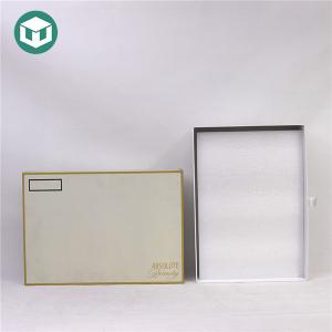 Pantone Drawer Style 4C CMYK White Cardboard Shoe Boxes