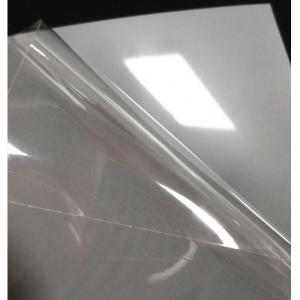 Printable 90micron Transparent Vinyl Sticker Roll Clear For Glass