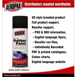 Abrasion Resistant Automotive Aerosol All Purpose Spray Paint , Rubber Coated