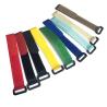 China Black Hook And Loop Cable Straps Nylon Self Gripping Straps Reusable For USB Cables wholesale