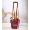 Paper Bag Manufacturer OEM Best Quality CMYK Colored Kraft Paper Gift Bag Flower