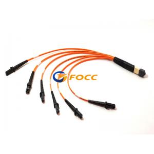 China 12 Cores OM3 MPO MTP MTRJ Direct Harness Cable Multi Fibers Solution supplier