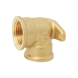 25mm Mdpe Brass Wall Plate Elbow