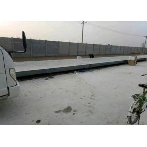 10mm Plate Thickness Pit Mounted Weighbridge , Mechanical Truck Scale Large Screen Display