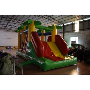 Classic Inflatable Obstacle Courses Forest Animals Palm Trees Lead - Freem Small Size inflatable obstacle course