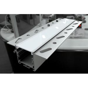75*35mm Square LED Plaster Profile Anodized Aluminum Alloy Drywall LED Channel